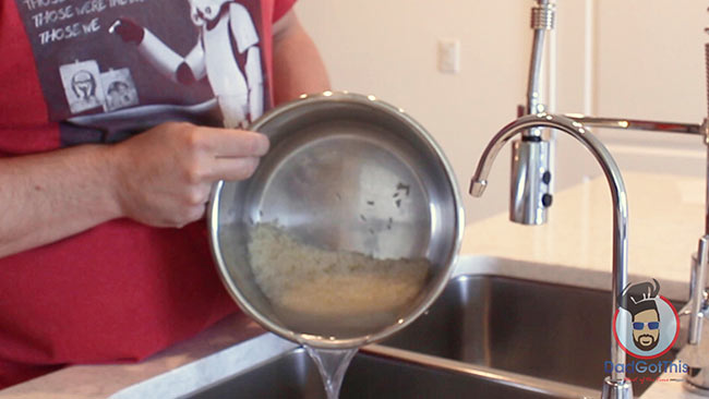 RINSE YOUR RICE 3 TIMES FOR BETTER INSTANT POT RICE