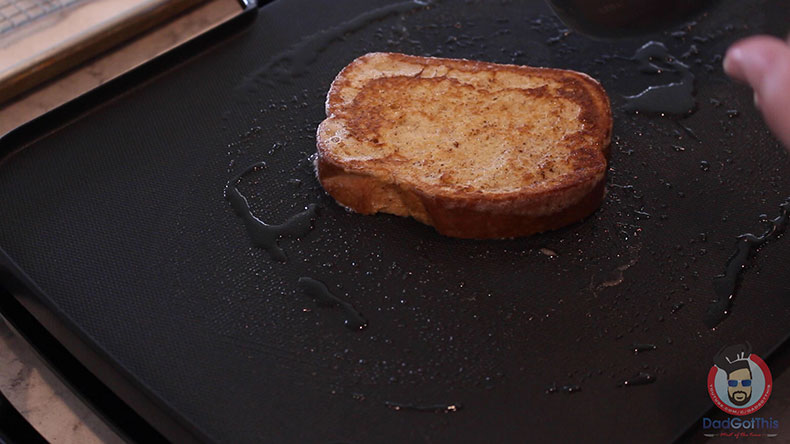 french toast on an electric griddle