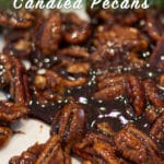 5 minute candied pecans