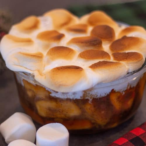 Candied Yams with Marshmallows - Air Fryer Recipe! - Dad Got This