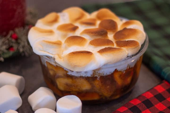 Candied Yams with Marshmallows - Air Fryer Recipe! - Dad Got This