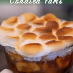 Candied yams topped with marsmallows