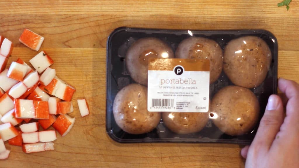 Crab Stuffed Mushroom Recipe - Air Fryer & Oven Options - Dad Got This