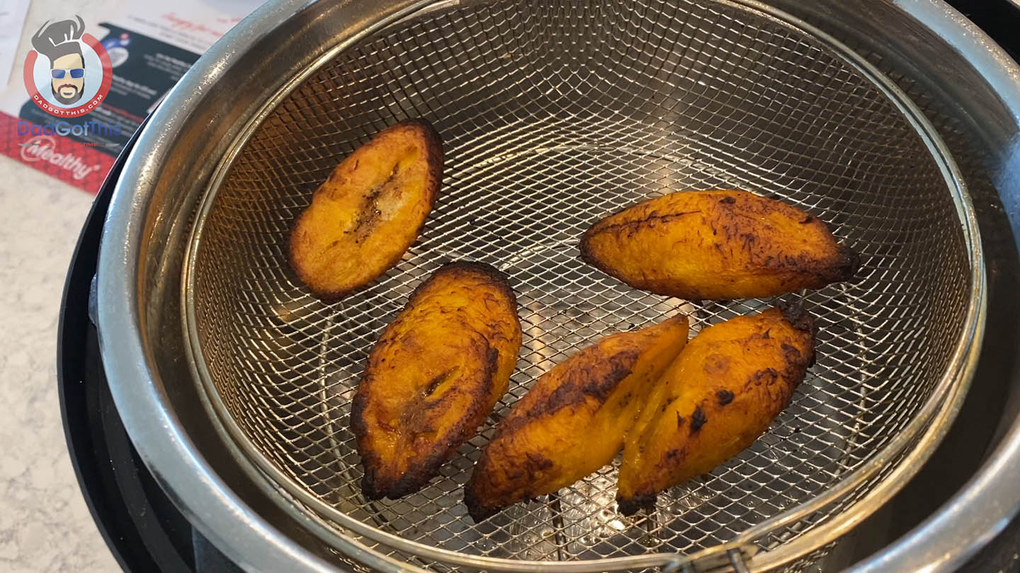 Ripe Plantains Cooked with the Mealthy Crisplid