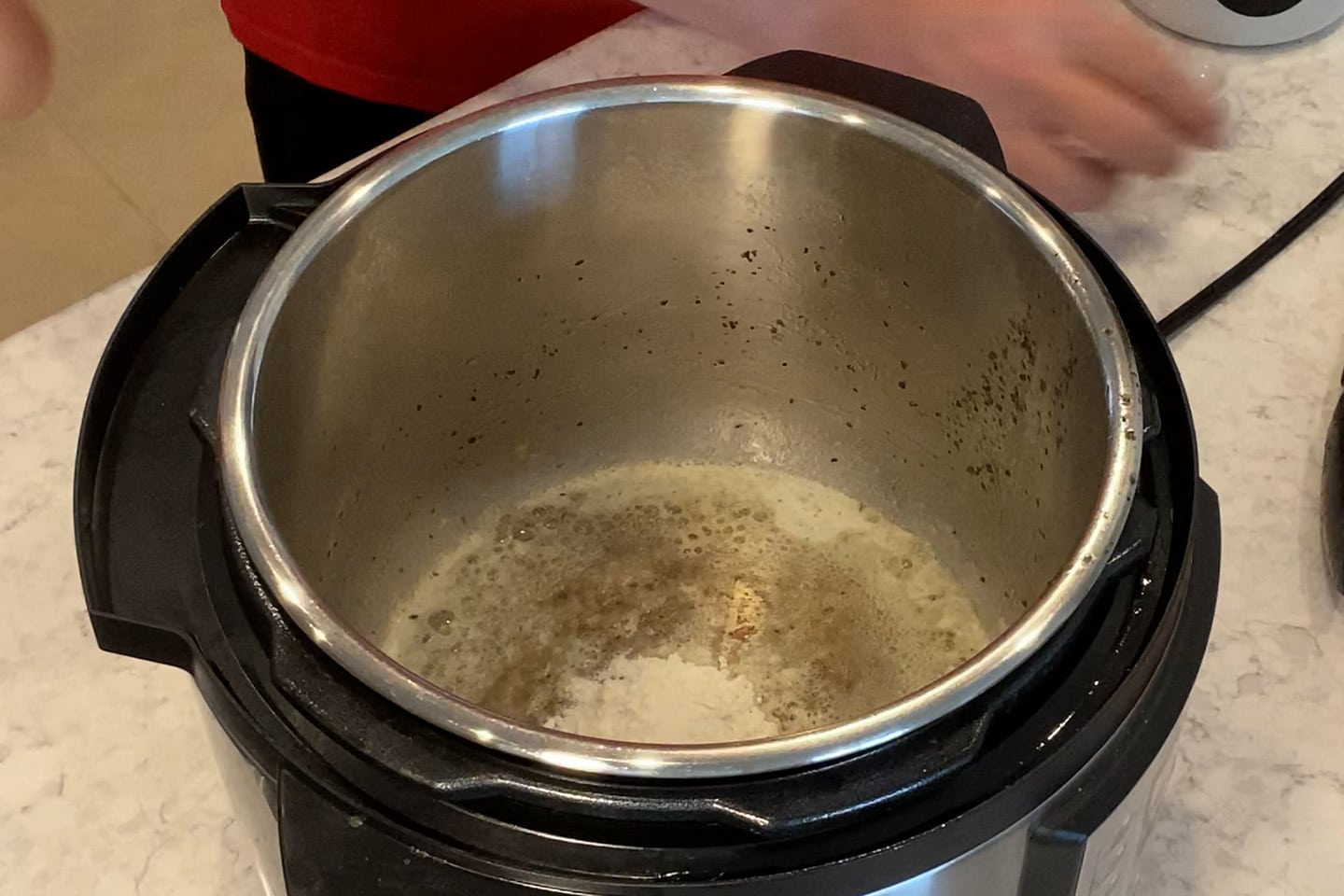 butter and flour to make a roux