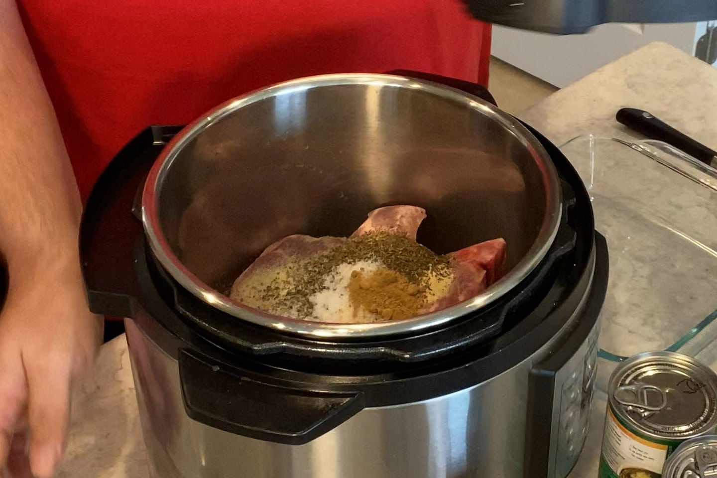 pork pot pie ingredients in instant pot