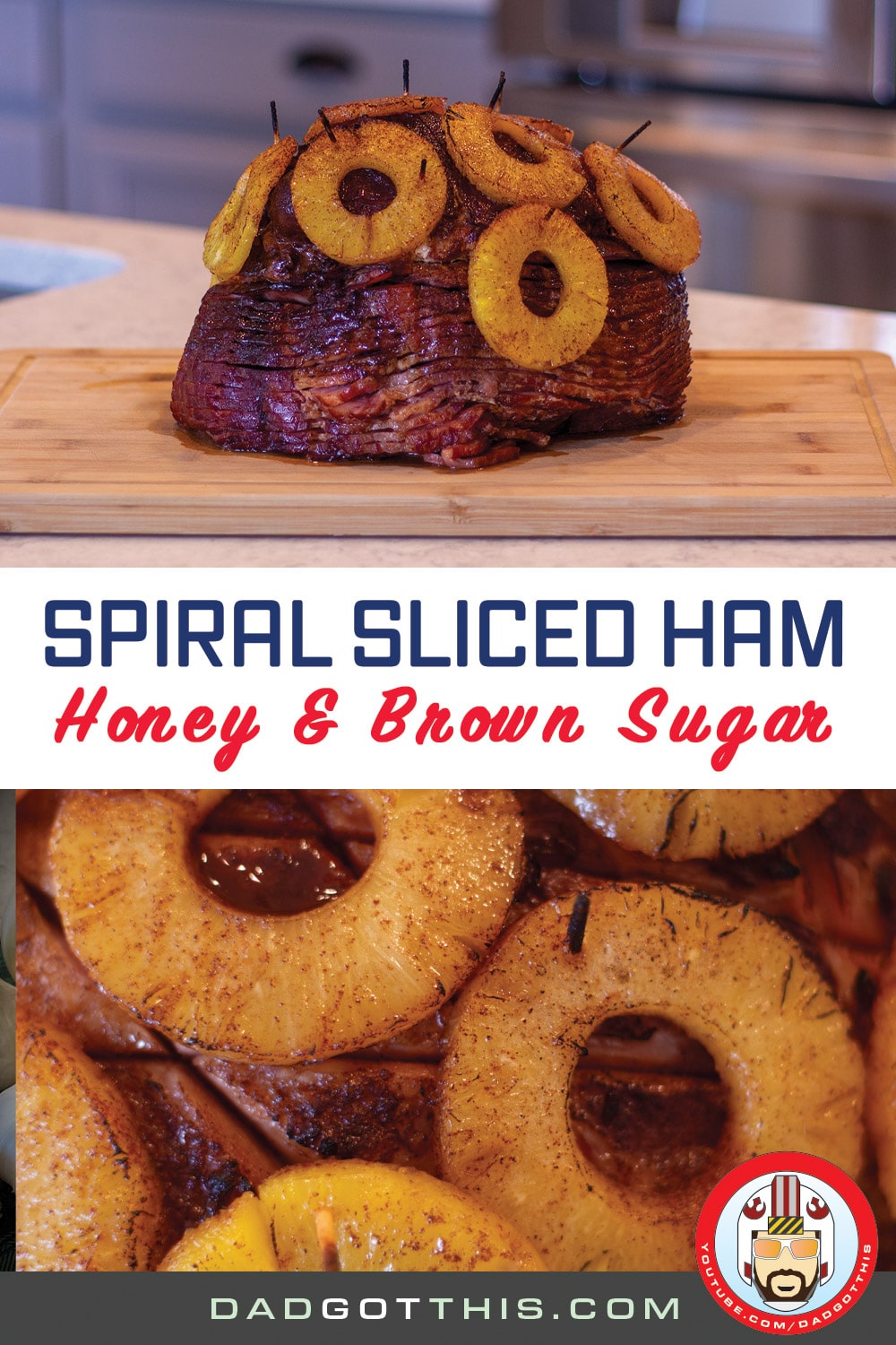 Honey And Brown Sugar Glazed Spiral Sliced Ham Recipe Dad Got This 3466