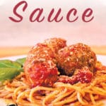 italian sunday sauce over pasta featured