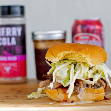 North Carolina Style Pulled Pork Sandwich