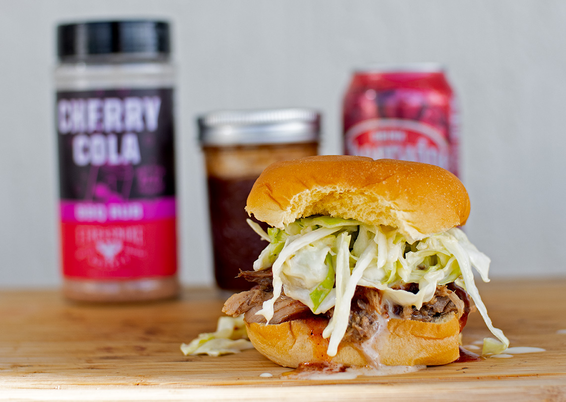 North Carolina Style Pulled Pork Sandwich