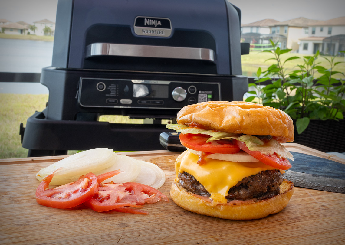 Woodfire Smoked Thick Burger