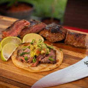 Carne Asda Tacos and Guacamole.