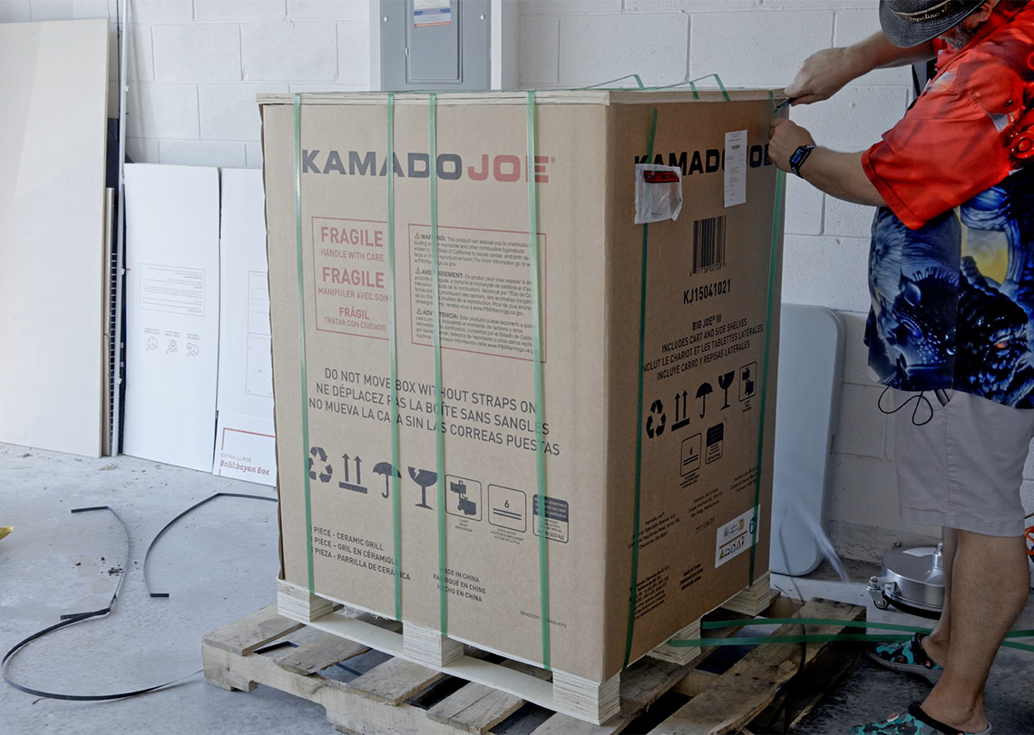 Kamado Joe Big Joe Series III on a Pallet.