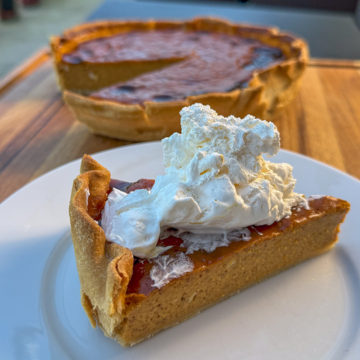 Smoked Pumpkin Pie.