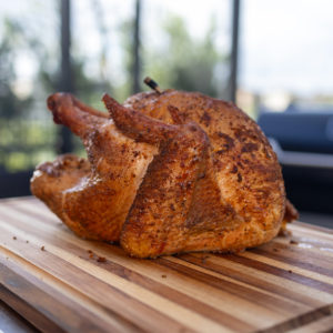 Pellet Grill Smoked Whole Turkey