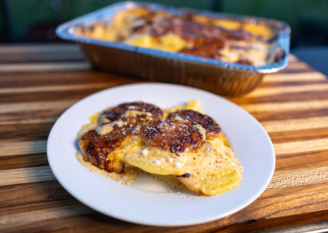 Woodfire Smoked Scalloped Potatoes