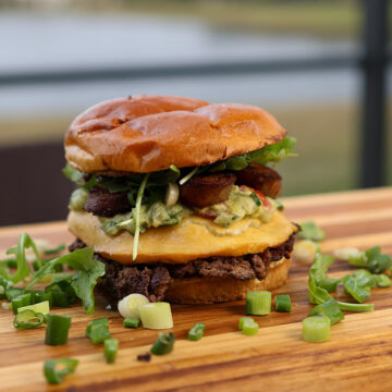 Woodfire Smoked Chorizo Avocado Burger Featured