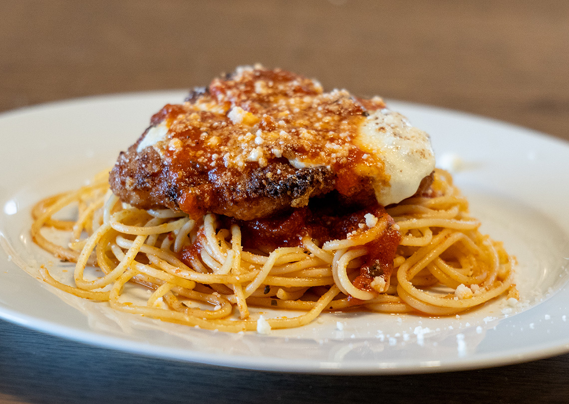 cast iron chiccken parmesean