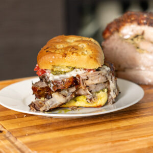 Woodfire Pork Butt Porchetta