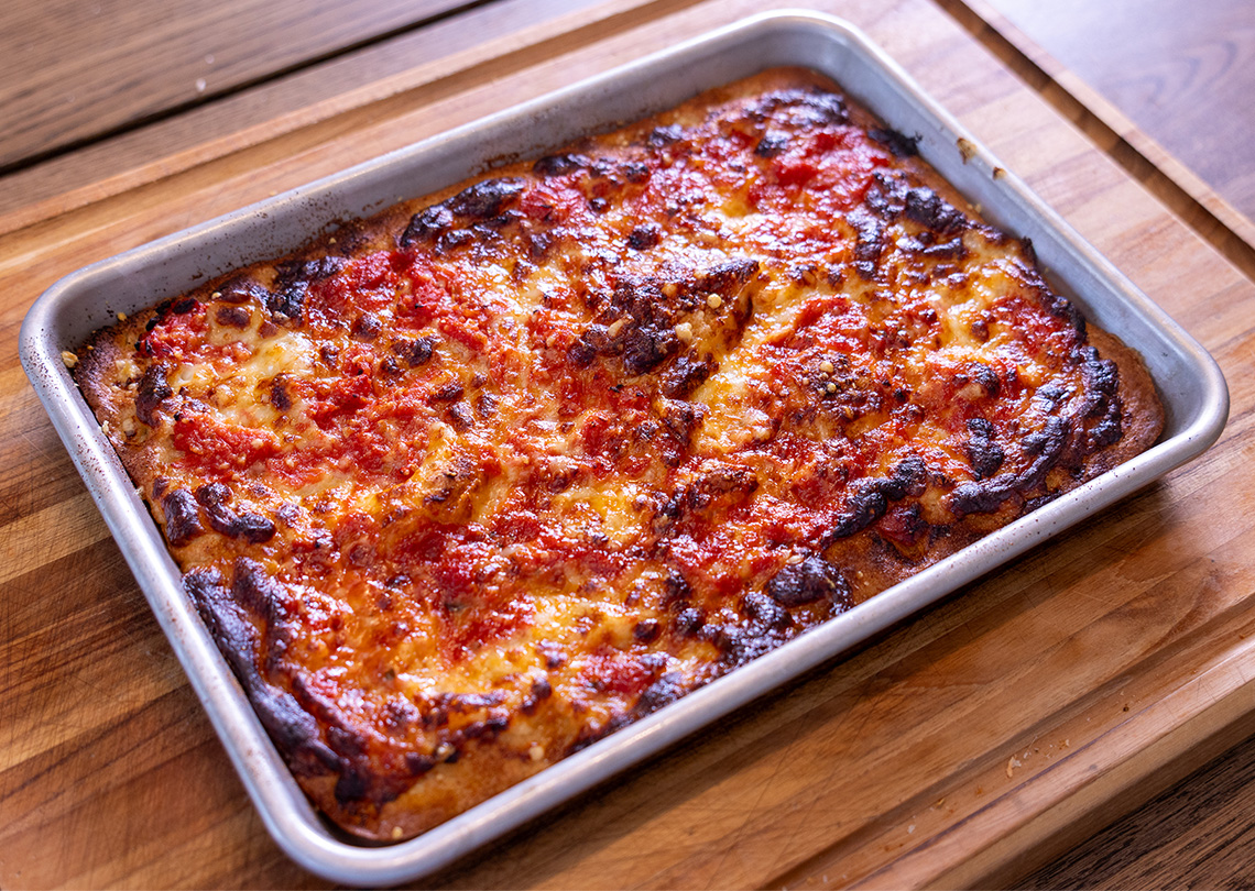 Woodfire Grandma Pizza